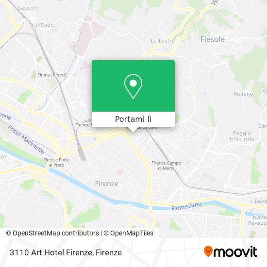 Mappa 3110 Art Hotel Firenze