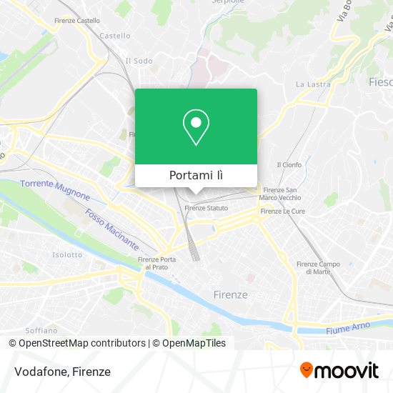 Mappa Vodafone