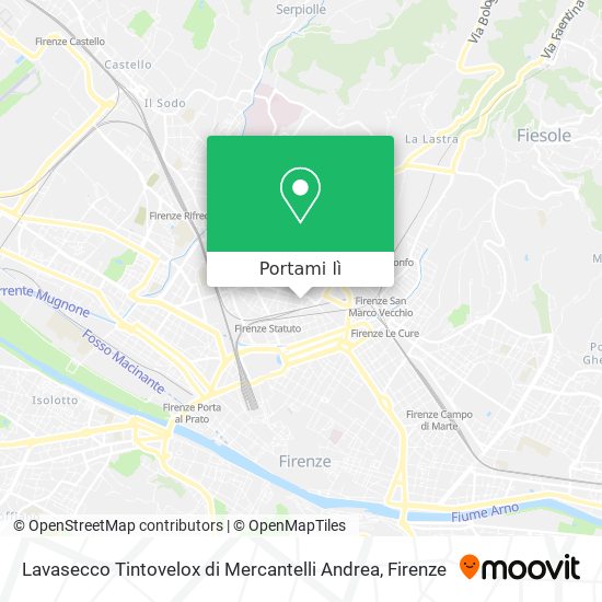 Mappa Lavasecco Tintovelox di Mercantelli Andrea