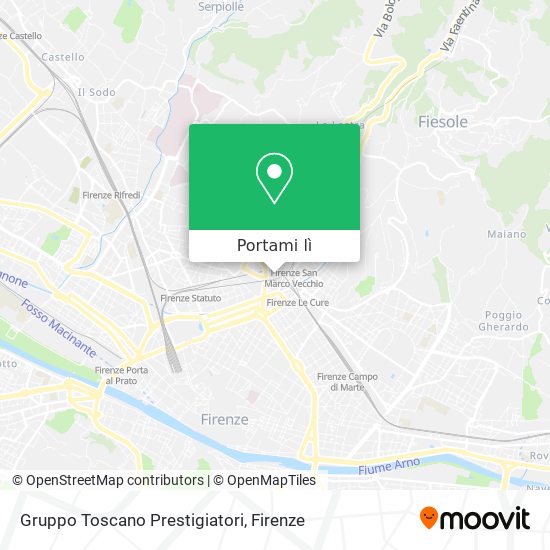 Mappa Gruppo Toscano Prestigiatori