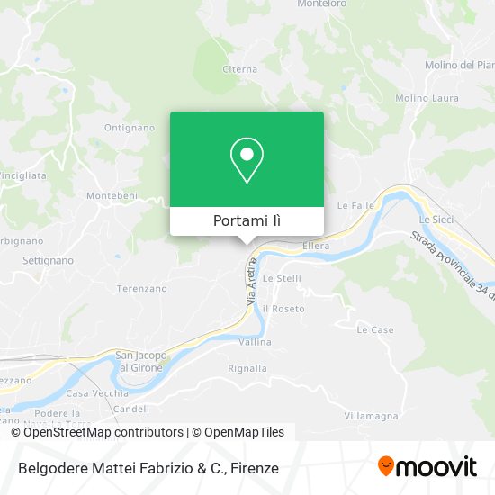 Mappa Belgodere Mattei Fabrizio & C.