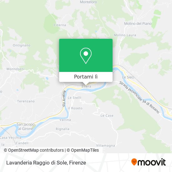 Mappa Lavanderia Raggio di Sole