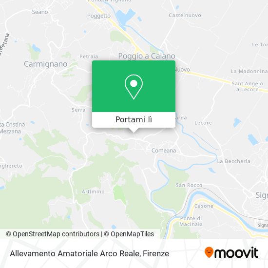 Mappa Allevamento Amatoriale Arco Reale