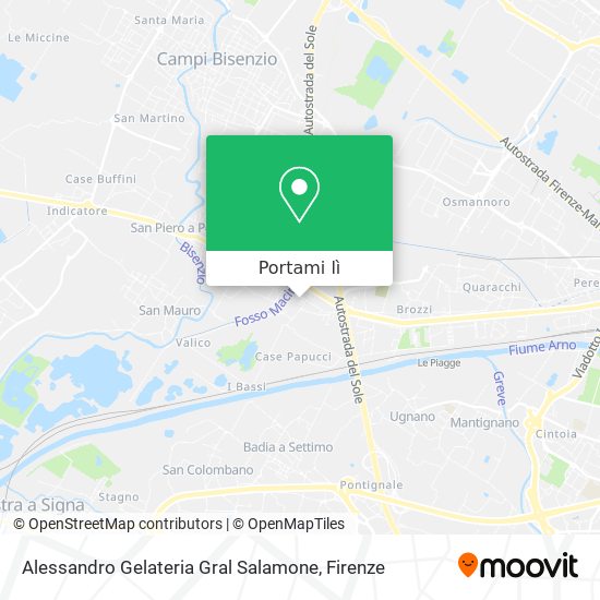 Mappa Alessandro Gelateria Gral Salamone