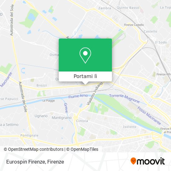 Mappa Eurospin Firenze