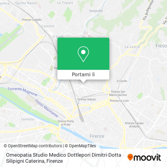 Mappa Omeopatia Studio Medico Dottlepori Dimitri-Dotta Silipigni Caterina