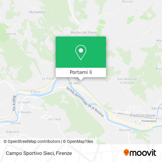 Mappa Campo Sportivo Sieci