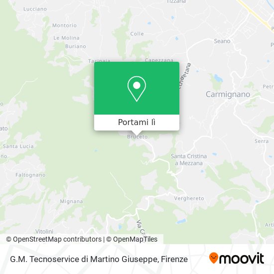 Mappa G.M. Tecnoservice di Martino Giuseppe