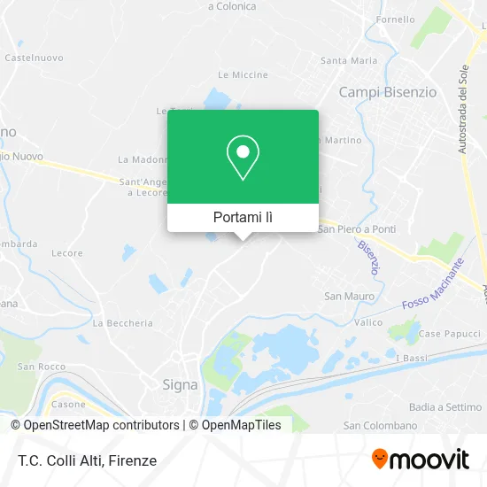 Mappa T.C. Colli Alti