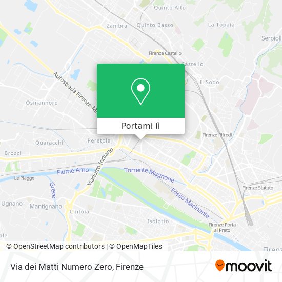 Mappa Via dei Matti Numero Zero