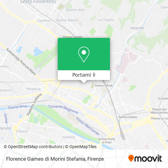 Mappa Florence Games di Morini Stefania