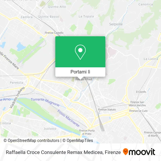 Mappa Raffaella Croce Consulente Remax Medicea