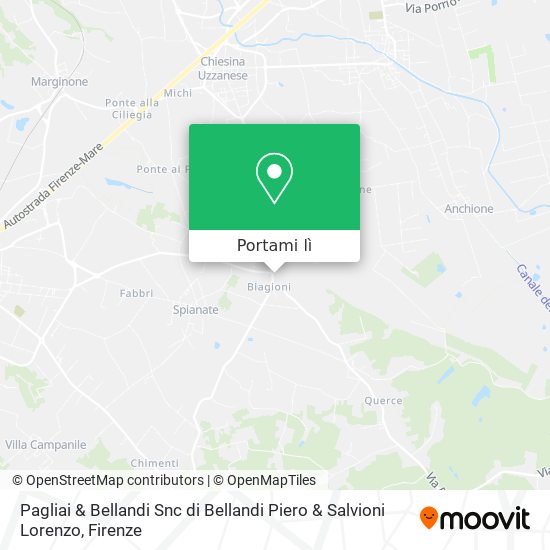 Mappa Pagliai & Bellandi Snc di Bellandi Piero & Salvioni Lorenzo