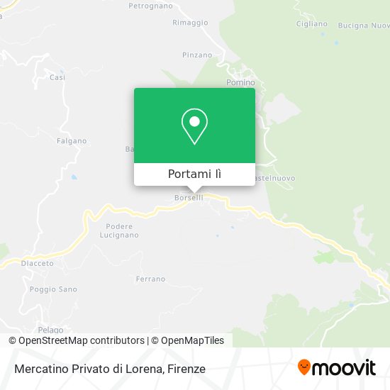 Mappa Mercatino Privato di Lorena