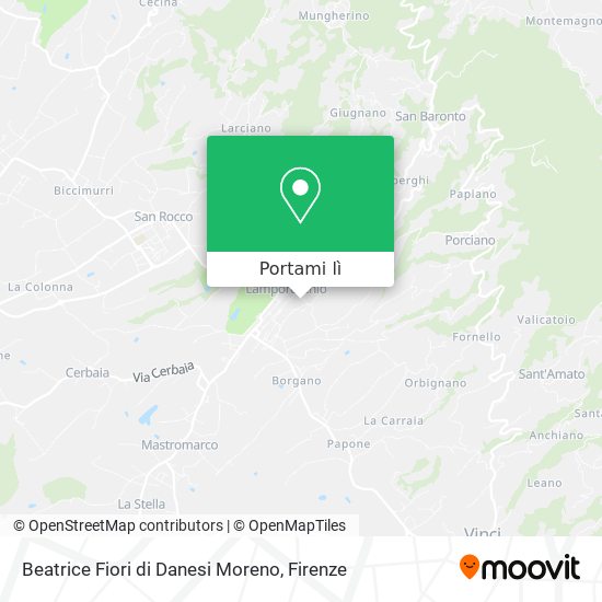 Mappa Beatrice Fiori di Danesi Moreno