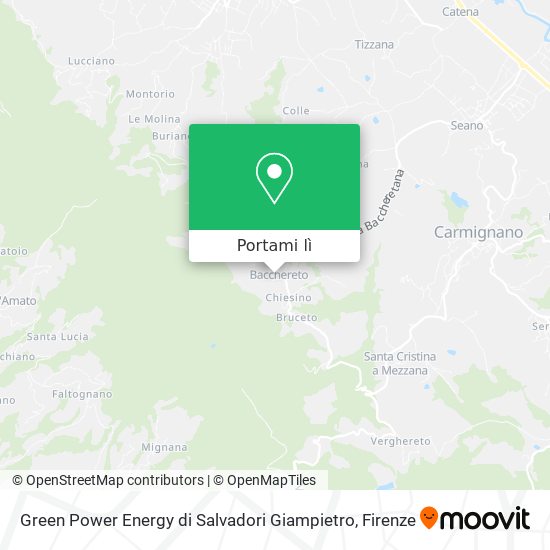 Mappa Green Power Energy di Salvadori Giampietro