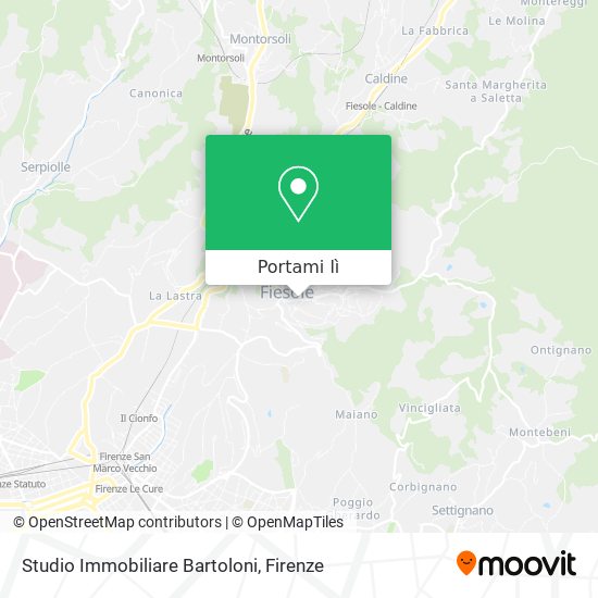 Mappa Studio Immobiliare Bartoloni