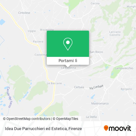Mappa Idea Due Parrucchieri ed Estetica
