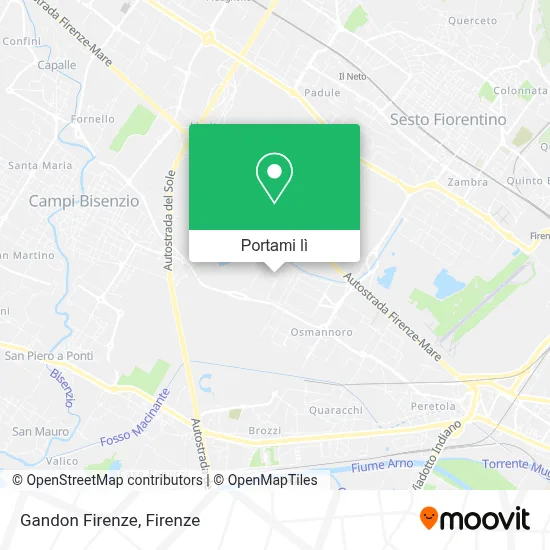 Mappa Gandon Firenze