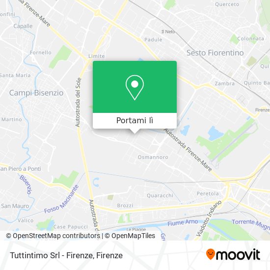 Mappa Tuttintimo Srl - Firenze