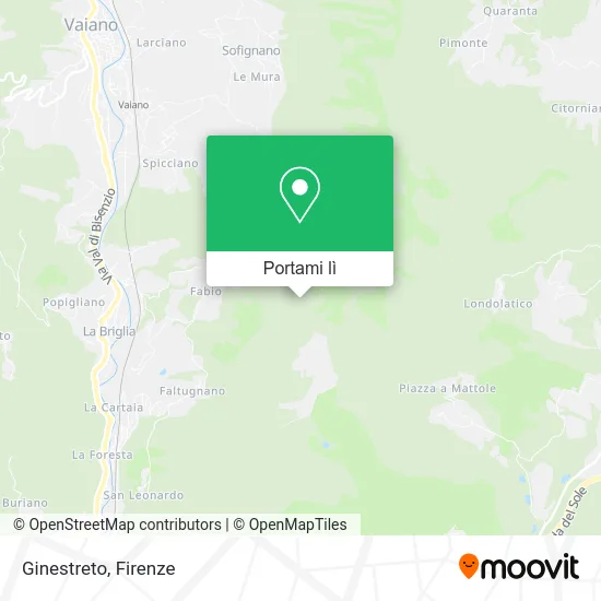 Mappa Ginestreto
