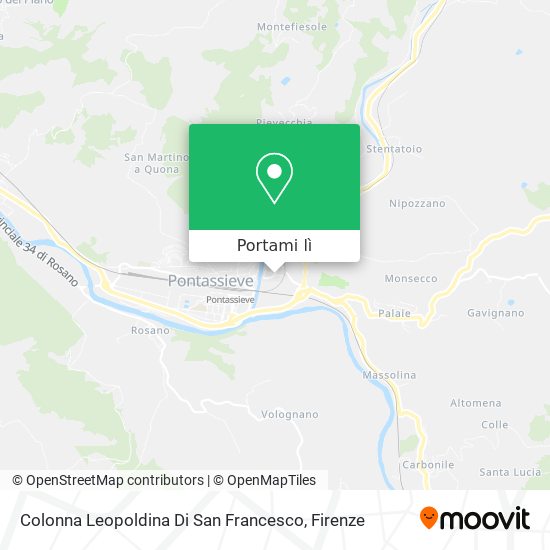 Mappa Colonna Leopoldina Di San Francesco