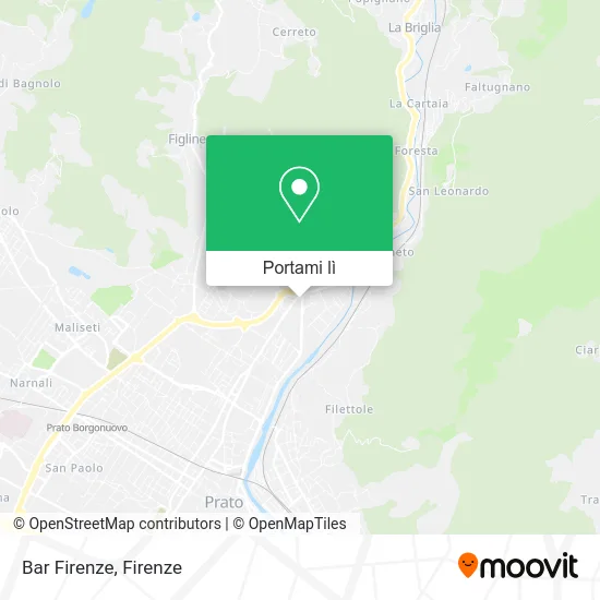 Mappa Bar Firenze