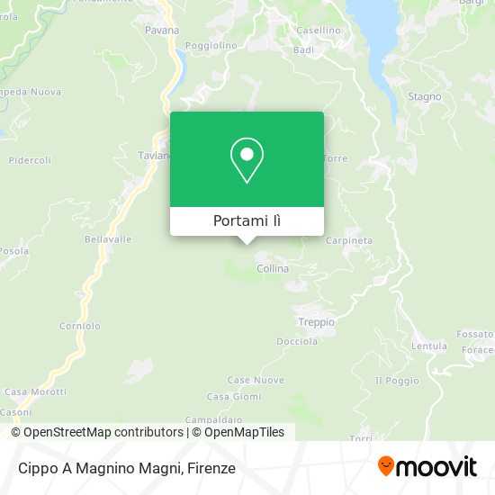 Mappa Cippo A Magnino Magni