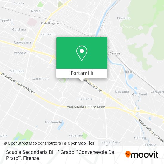 Mappa Scuola Secondaria Di 1° Grado ""Convenevole Da Prato""