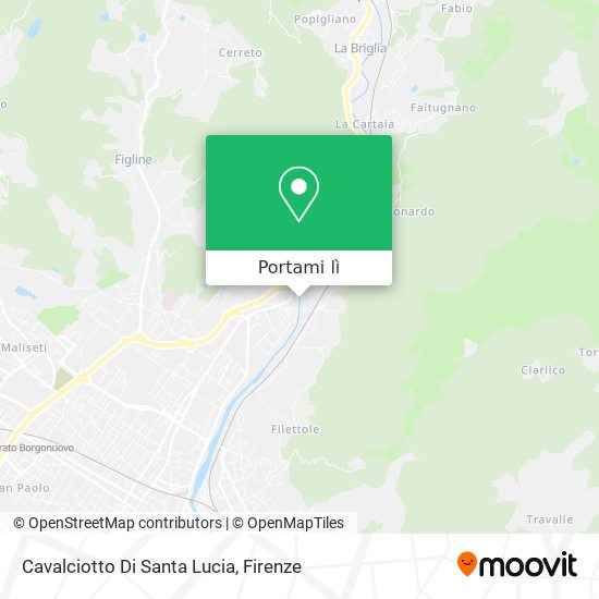 Mappa Cavalciotto Di Santa Lucia
