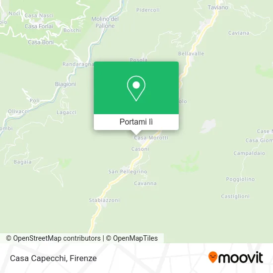 Mappa Casa Capecchi