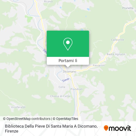 Mappa Biblioteca Della Pieve Di Santa Maria A Dicomano