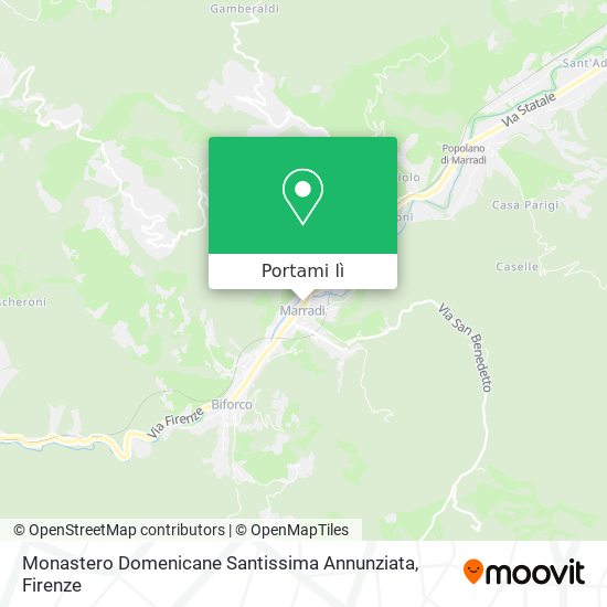 Mappa Monastero Domenicane Santissima Annunziata