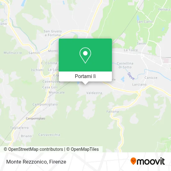 Mappa Monte Rezzonico