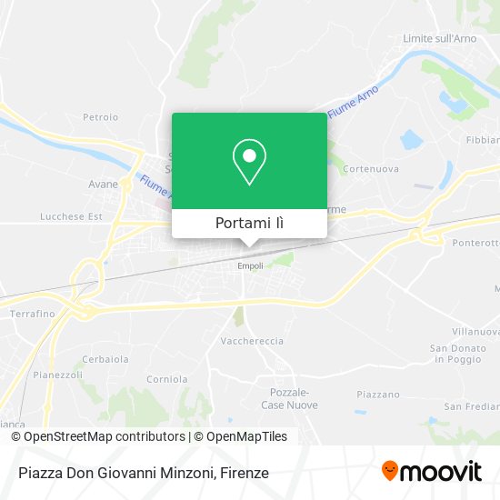 Mappa Piazza Don Giovanni Minzoni