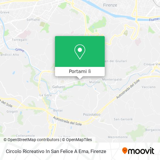 Mappa Circolo Ricreativo In San Felice A Ema