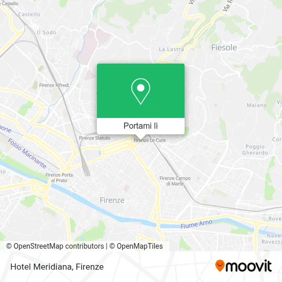 Mappa Hotel Meridiana