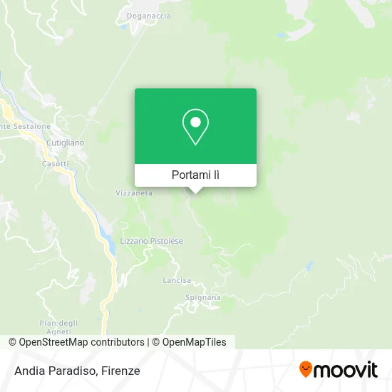 Mappa Andia Paradiso