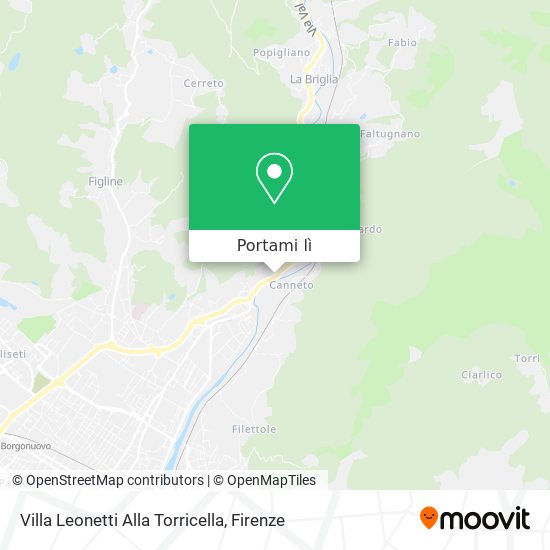 Mappa Villa Leonetti Alla Torricella
