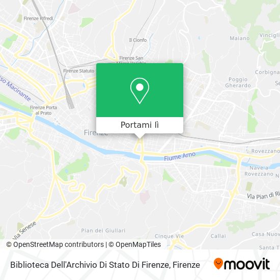 Mappa Biblioteca Dell'Archivio Di Stato Di Firenze