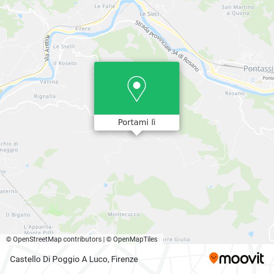 Mappa Castello Di Poggio A Luco