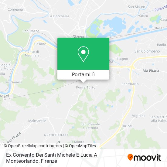 Mappa Ex Convento Dei Santi Michele E Lucia A Monteorlando