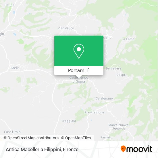 Mappa Antica Macelleria Filippini