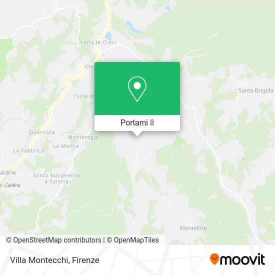 Mappa Villa Montecchi