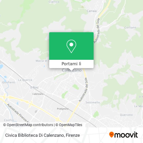 Mappa Civica Biblioteca Di Calenzano