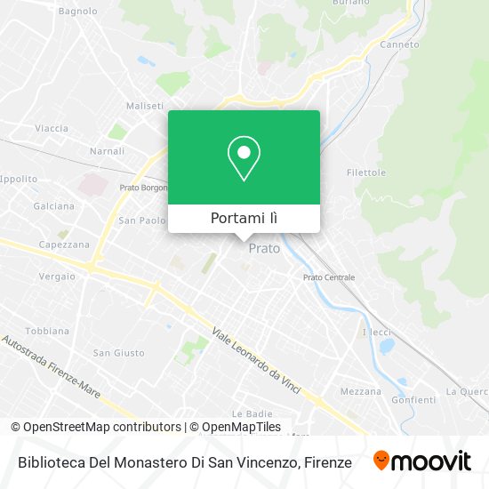Mappa Biblioteca Del Monastero Di San Vincenzo