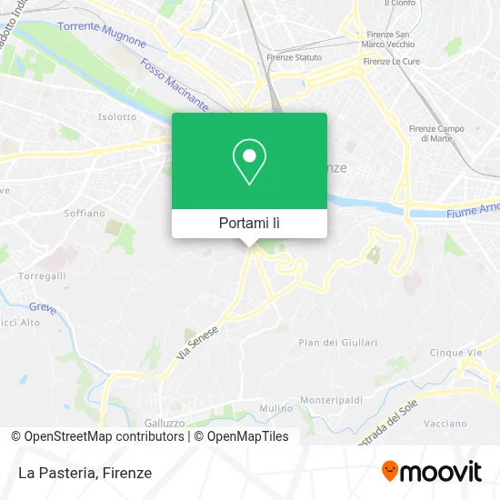 Mappa La Pasteria