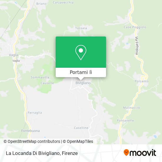 Mappa La Locanda Di Bivigliano