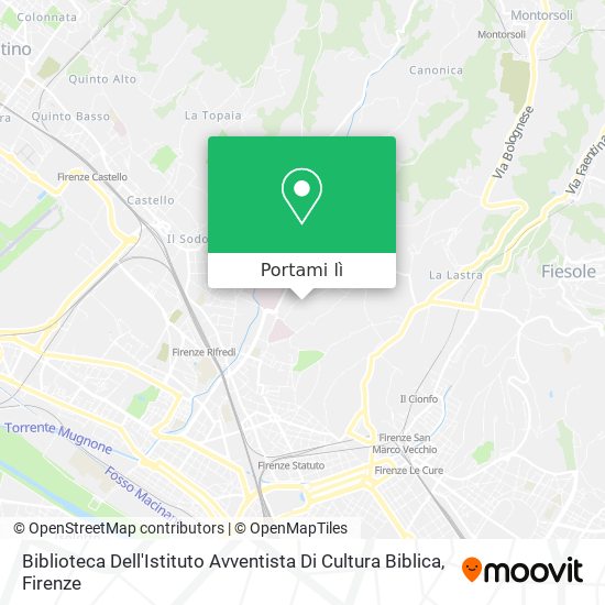 Mappa Biblioteca Dell'Istituto Avventista Di Cultura Biblica