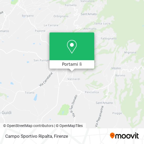 Mappa Campo Sportivo Ripalta